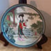 Set of 4 Imperial Jingdezhen Beauties Porcelain Collectors Plates Hsi Chun