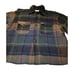 Vintage Traverse Bay Woolen Company Wool Flannel Shirt Green Blue Color 40s 50s