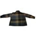 Vintage Traverse Bay Woolen Company Wool Flannel Shirt Green Blue Color 40s 50s
