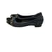 Via Spiga Navy Leather Flats with Patent Leather Toe