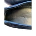 Via Spiga Navy Leather Flats with Patent Leather Toe