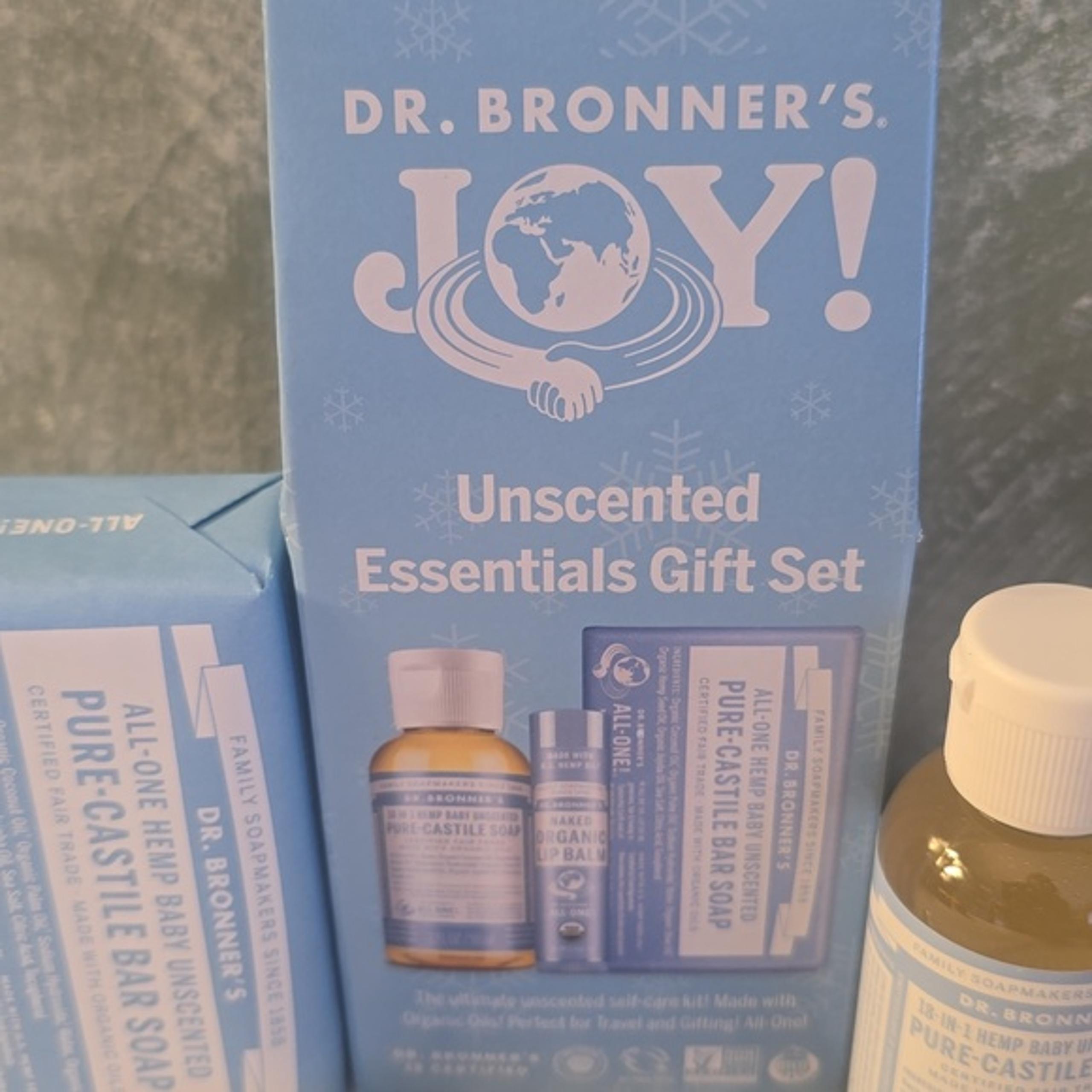 Sensitive Skin Unscented 3 Items Full Size Bar Soap Lip Balm, Liquid Soap NIB