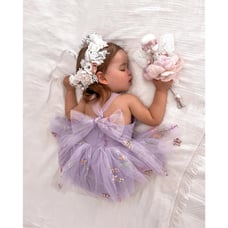 Sugar Plum Lavender Romper