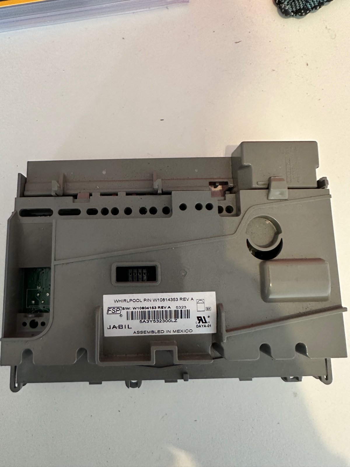 whirlpool Dishwasher control board w10814353