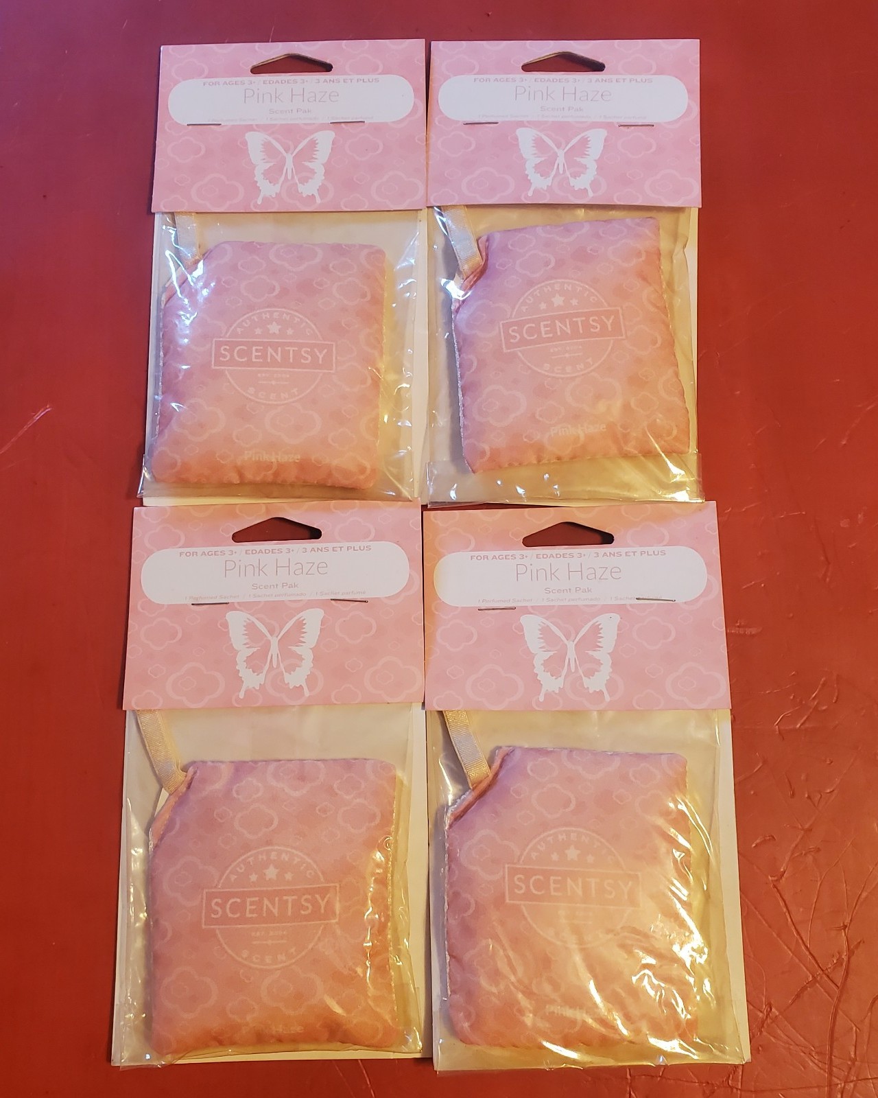 Scentsy Pink Haze Scent Paks x4 Home Fragrance