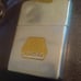 Vtg Zippo silver Lighter 1969 Chrome Marathon Oil Logo
