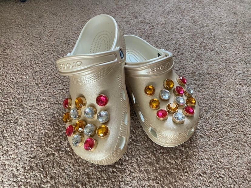 Blinged-out Crocs