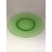 Uranium Optic Swirl Green Vaseline Depression Glass 8 Plate Set of 5
