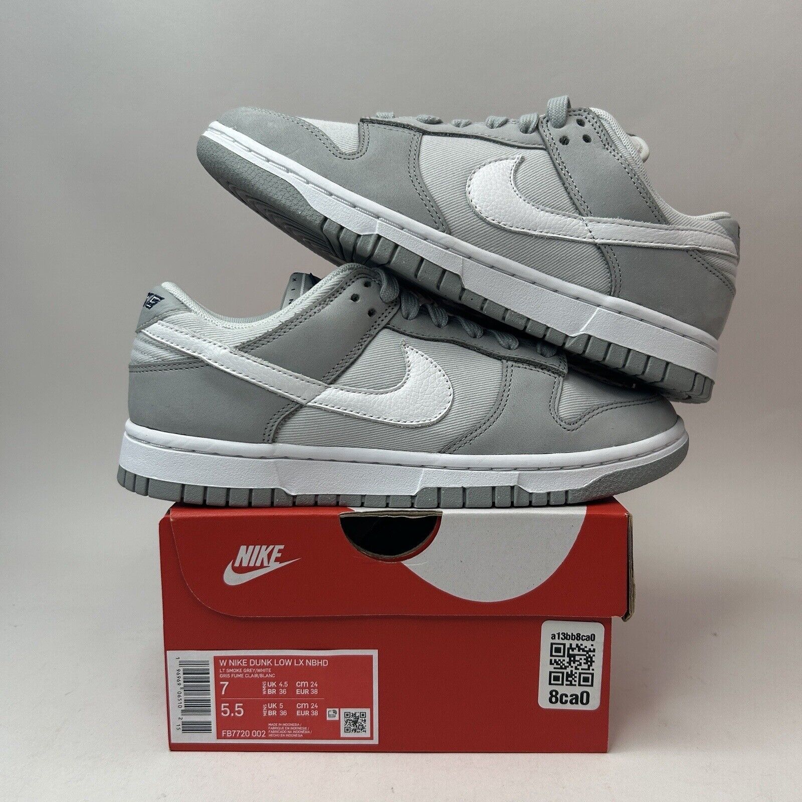 Nike Dunk Low LX WMNS “Light Smoke Grey” 2023 FB7720-002 Women’s 7 New
