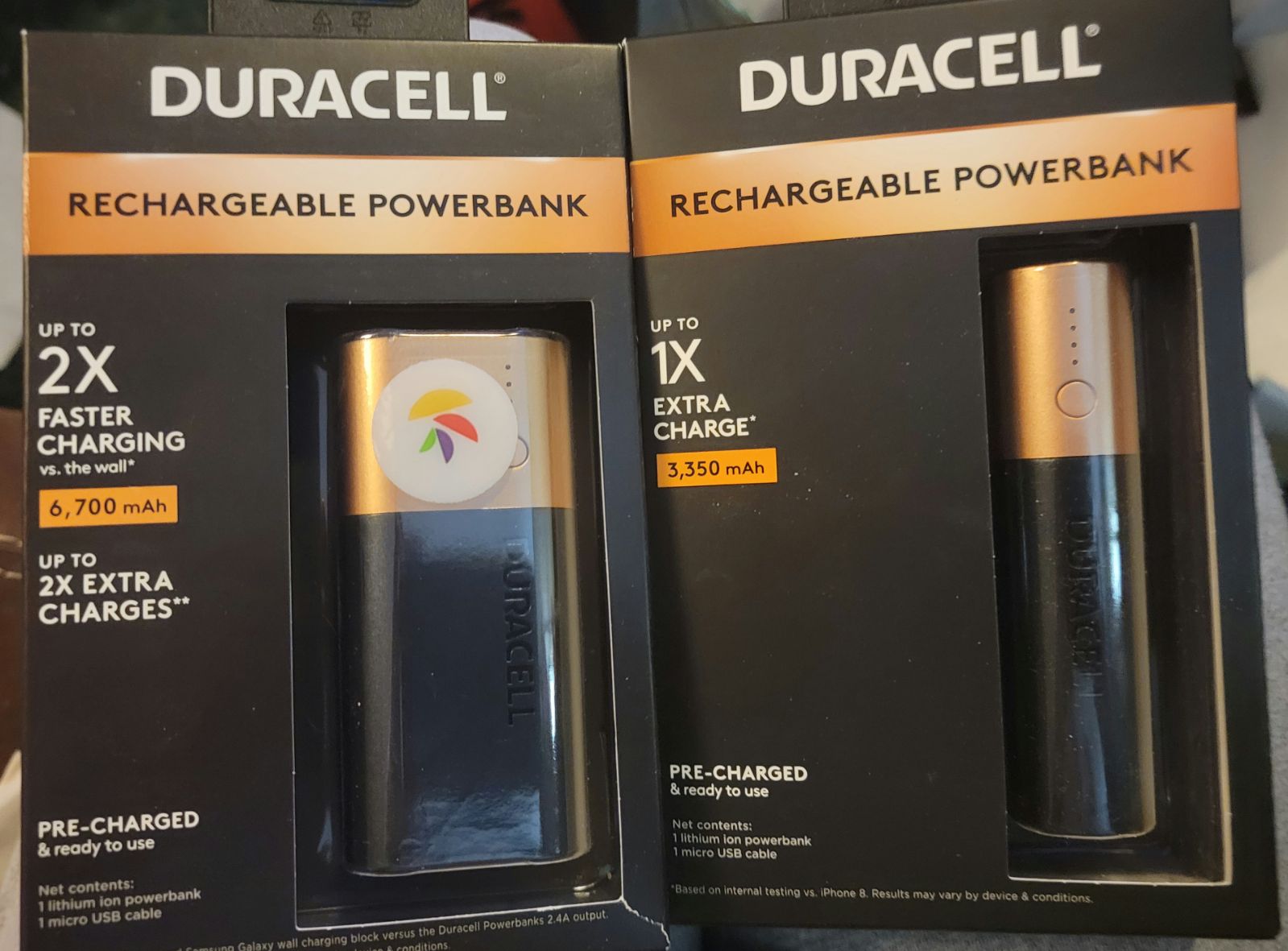 Duracell powerbank pack!