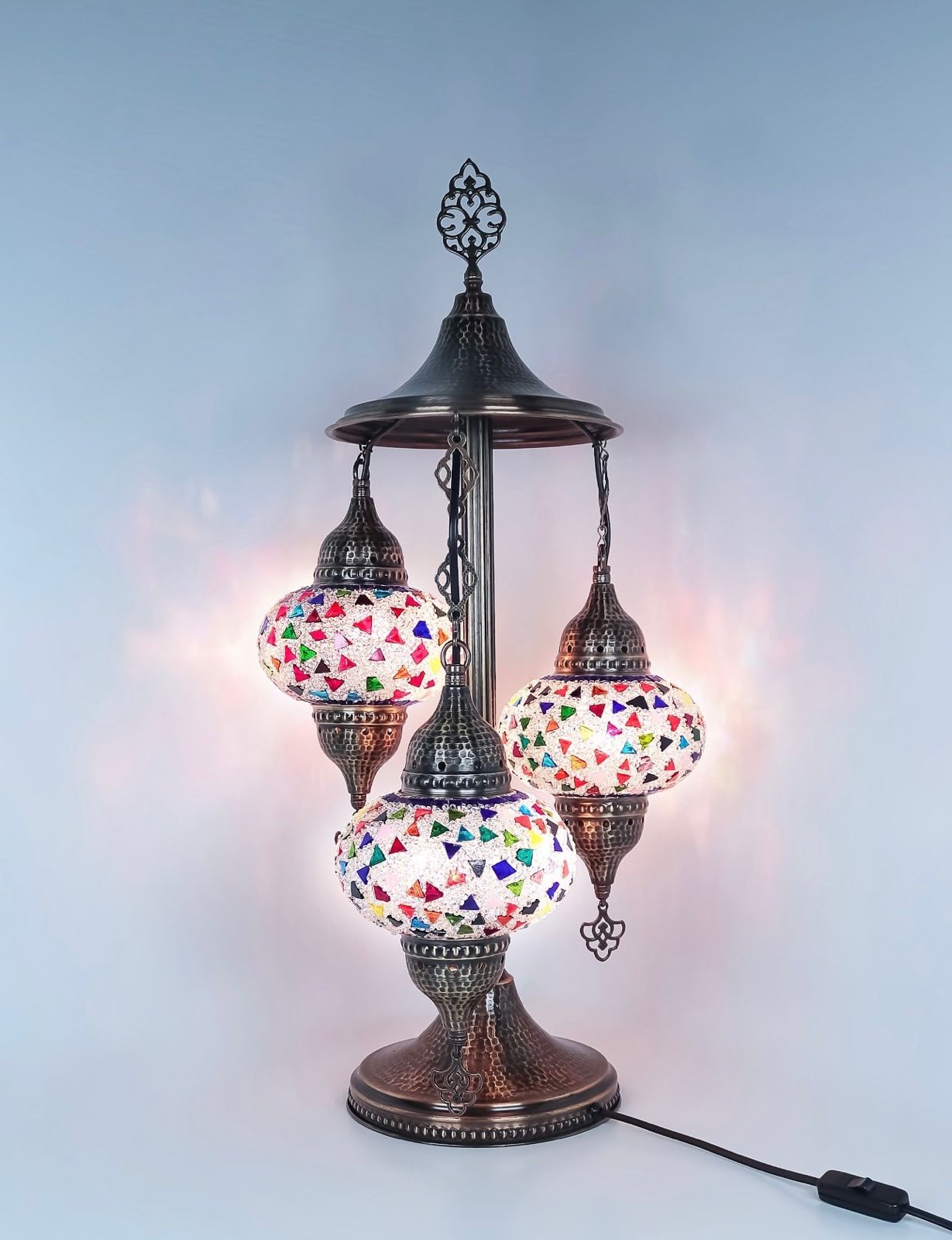 Mosaic Turkish Hand Made Lamp Art Deco