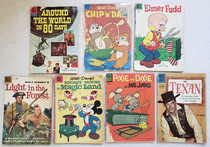 Four Color comics lot (7 issues) - low grade silver age