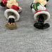 Disney Park Mickey & Minnie Mouse w/ Gift Christmas Bell 2017 Porcelain Ornament