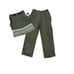 VINTAGE 90'S/Y2K QUADRA RARE WOMEN'S GREEN METALLIC PANTSUIT SZ 12 NWT