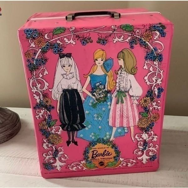 Vintage Barbie Wardrobe Suitcase