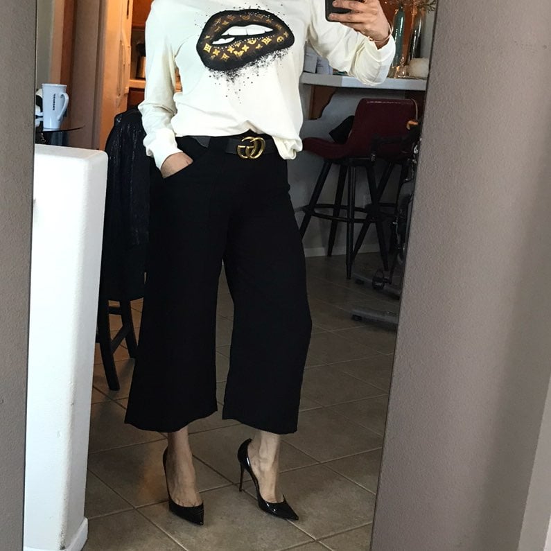 7 for all mankind crop pants