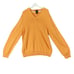 BROOKS BROTHERS Vintage V-Neck Sweater Men XL Supima Cotton Tangerine Hong Kong