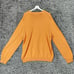 BROOKS BROTHERS Vintage V-Neck Sweater Men XL Supima Cotton Tangerine Hong Kong