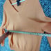 BROOKS BROTHERS Vintage V-Neck Sweater Men XL Supima Cotton Tangerine Hong Kong