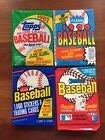 368 OLD UNOPENED BASEBALL CARDS IN PACKS 1990 AND EARLIER