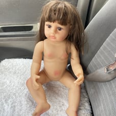 Reborn silicone toddler doll