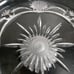 Studio Silversmiths Fine Crystal Footed plate Platter Royal Shell collection