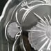 Studio Silversmiths Fine Crystal Footed plate Platter Royal Shell collection