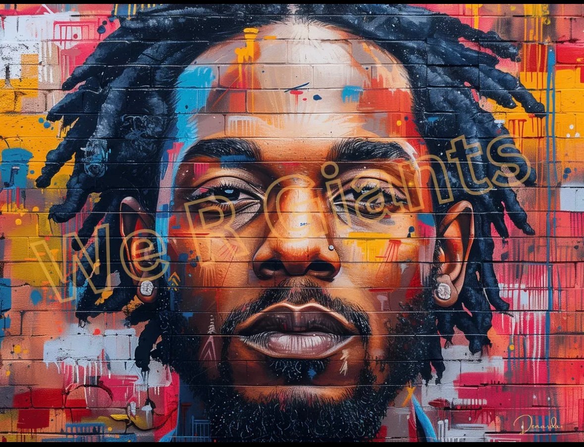 Kendrick Lamar Poster 24x18 Print Kendrick Wall Art Hip Hop Legend By Denardai