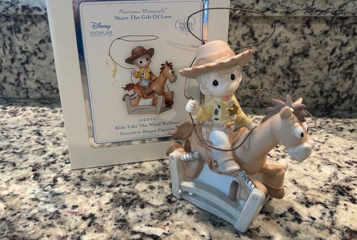 Precious Moments figurine- Disney Ride Like The Wind Bullseye #112020