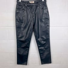 We The Free faux leather cropped ankle skinny pant