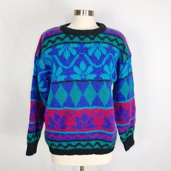 Vintage Gallagher Cosby Style Sweater