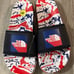 The North Face Slides Mens 9 Basecamp III Americana USA Red White Blue