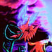 Blacklight Tapestry Cool Hippie Room Decor Wall Psychedelic Surreal Art Painting