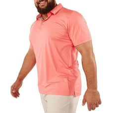 Chubbies Men's Large Pink The New England Performance Polo 2.0 Golf NWT Preppy