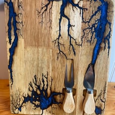 Charcuterie Board with Utensils