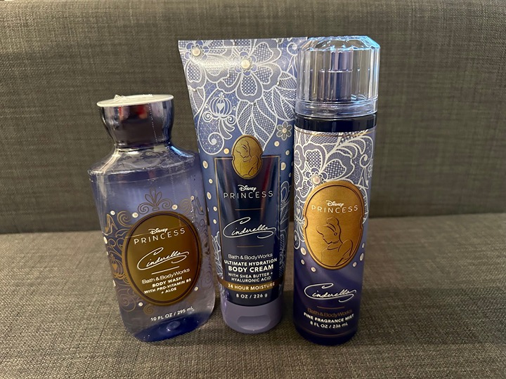ALL NEW Bath and Body Works Disney Cinderella Body Care Set