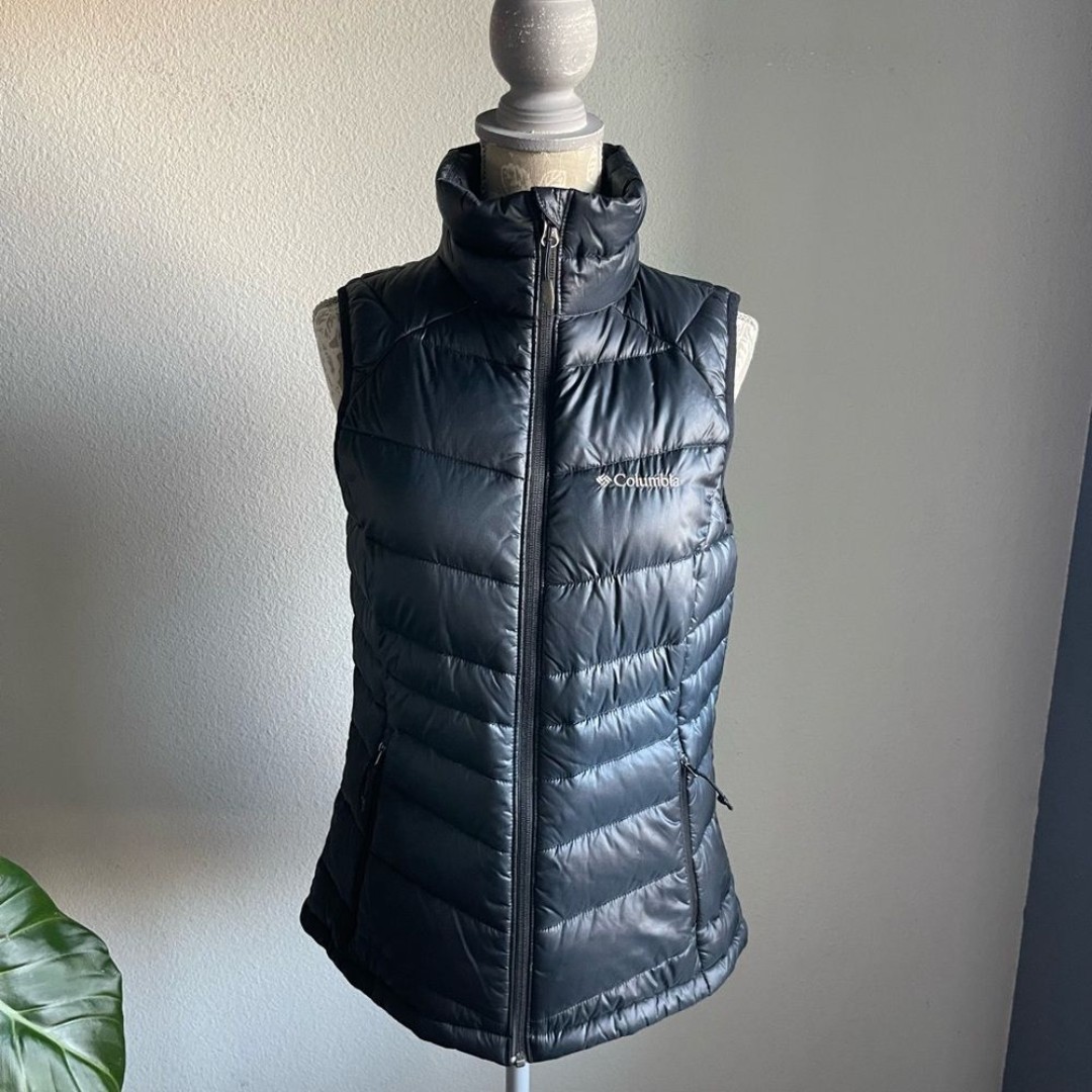 Columbia 650 TD Omni-Heat Quilted Down Vest in Black