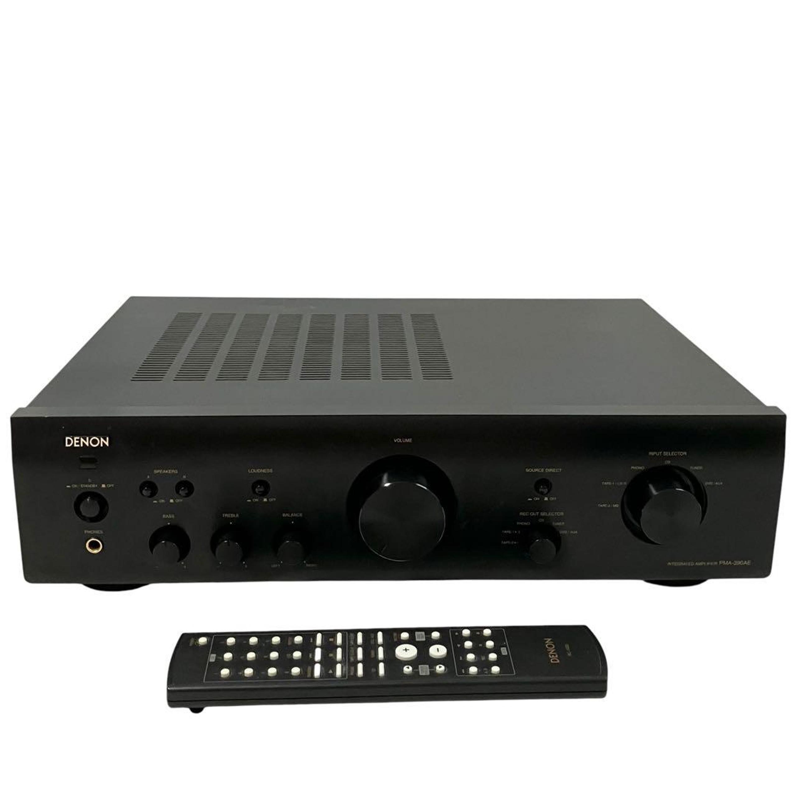 Denon Integrated Amplifier Black PMA-390AE-K