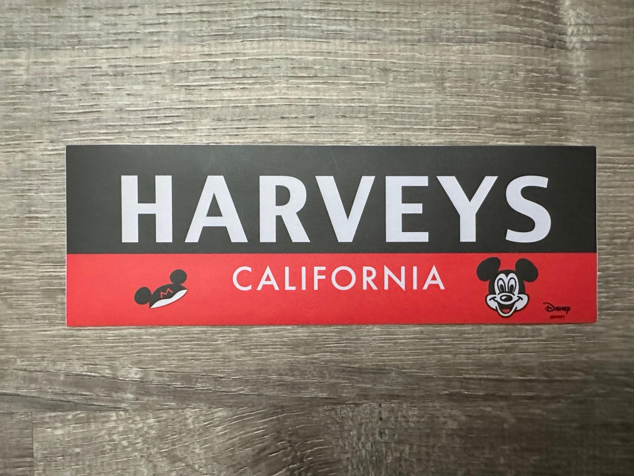 FREE SHIPPING Harveys Seatbelt Bag purse Disney 100 Mickey Mouse sticker.