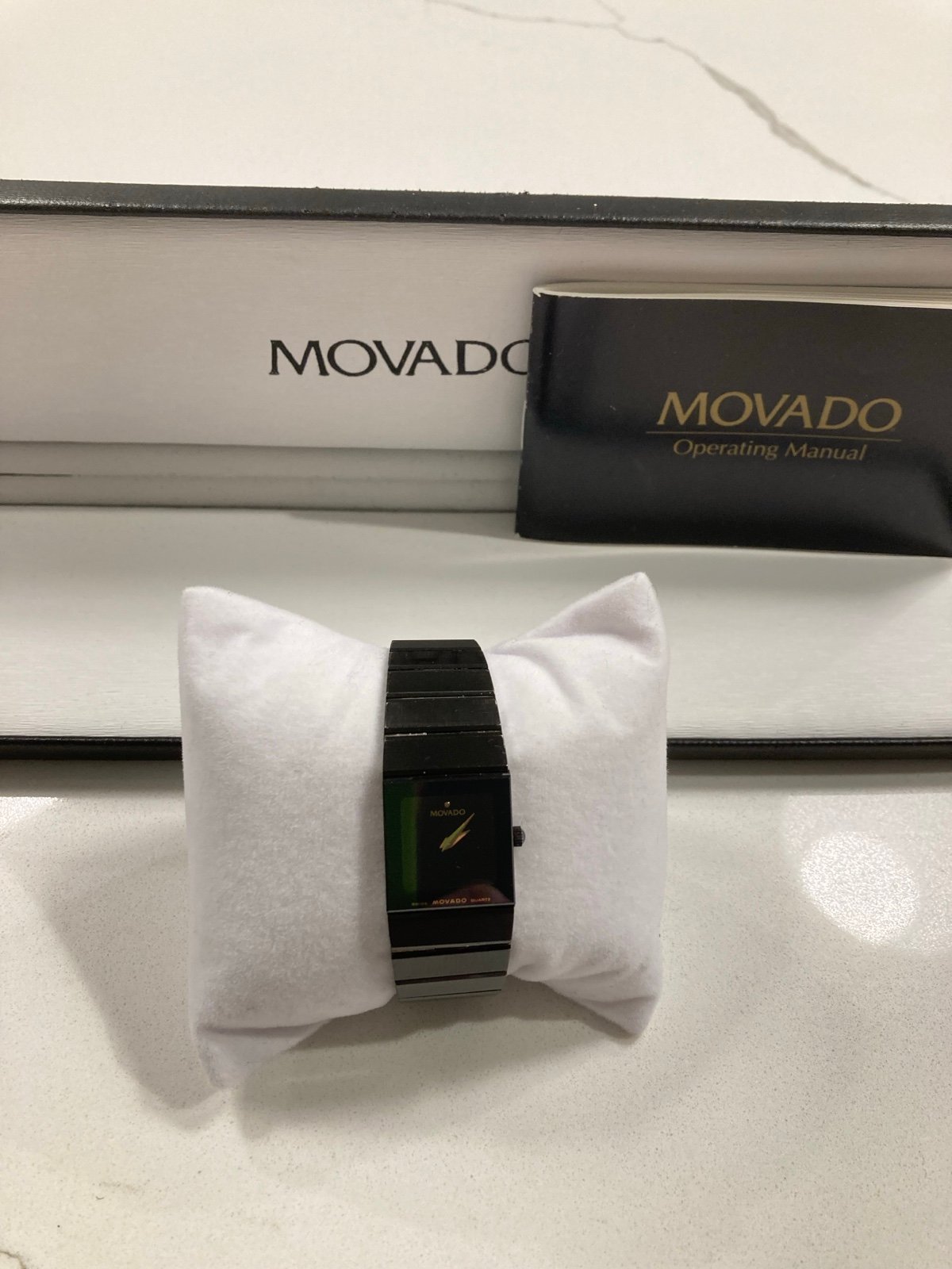Women’s Museum Safiro Movado Black Oxide PBD & Stainless Steel Watch