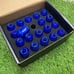 Ray's Lug Nuts M12 x P1.5 Pack of 20pcs Blue Lug Nut with Key Brand New JDM