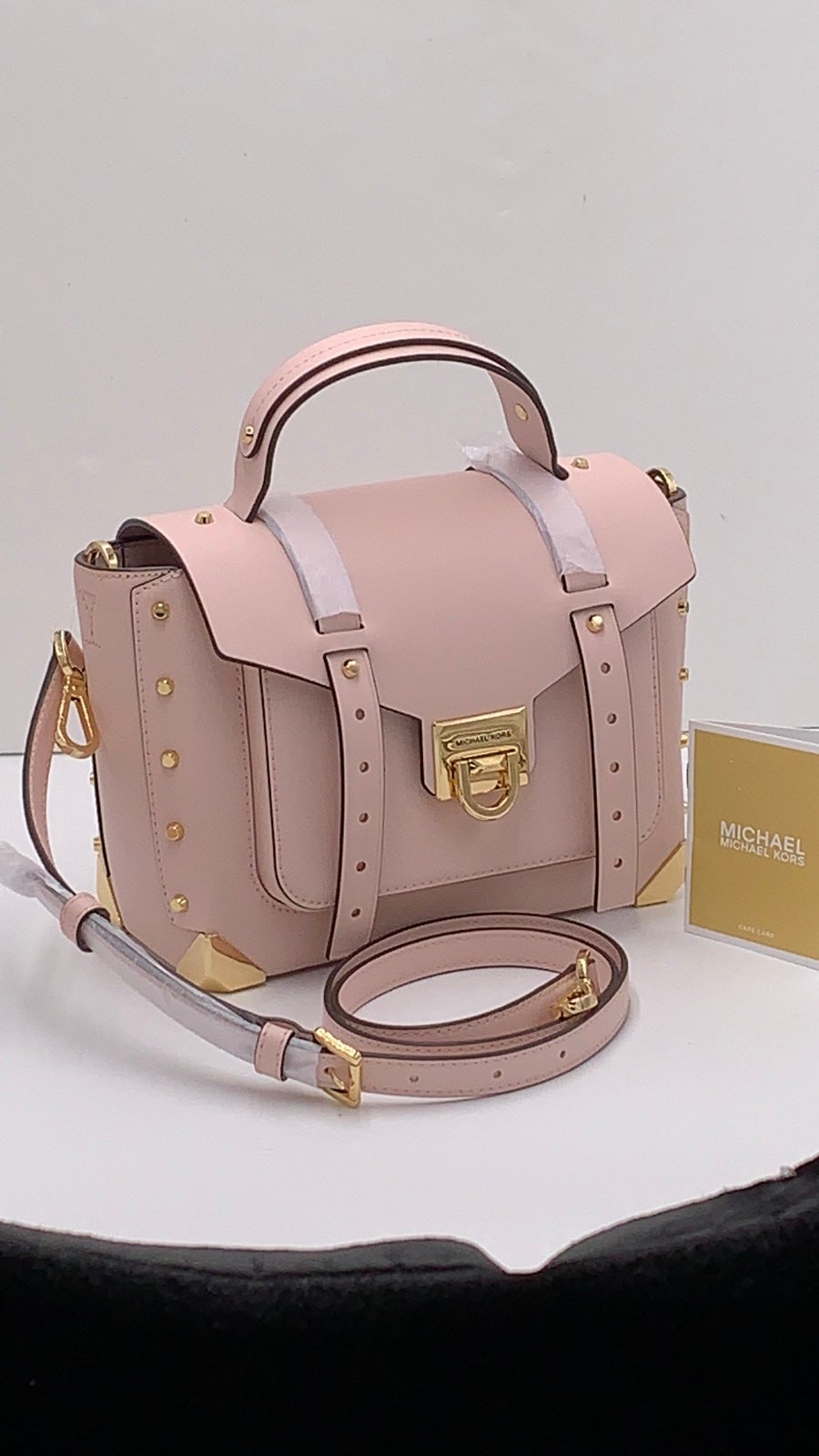 MICHAEL KORS MANHATTAN MEDIUM TOP HANDLE SCHOOL SATCHEL CROSSBODY BAG NWT