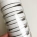 VTG Set 7 Libbey Element Tom Collins Ice Tea Glasses Diagonal Silver Stripes