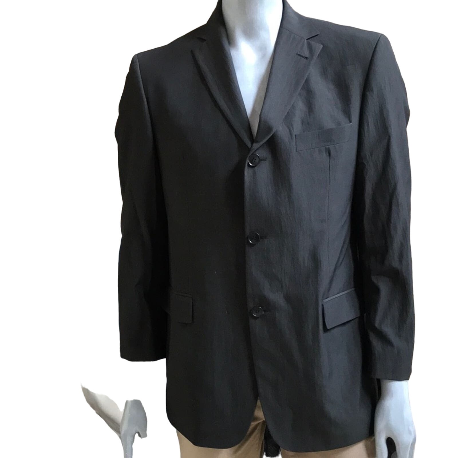 Hugo Boss Virgin Wool Black Men's Sport Coat Men's Size 40 R.