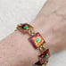 Vintage modernist enameled bracelet
