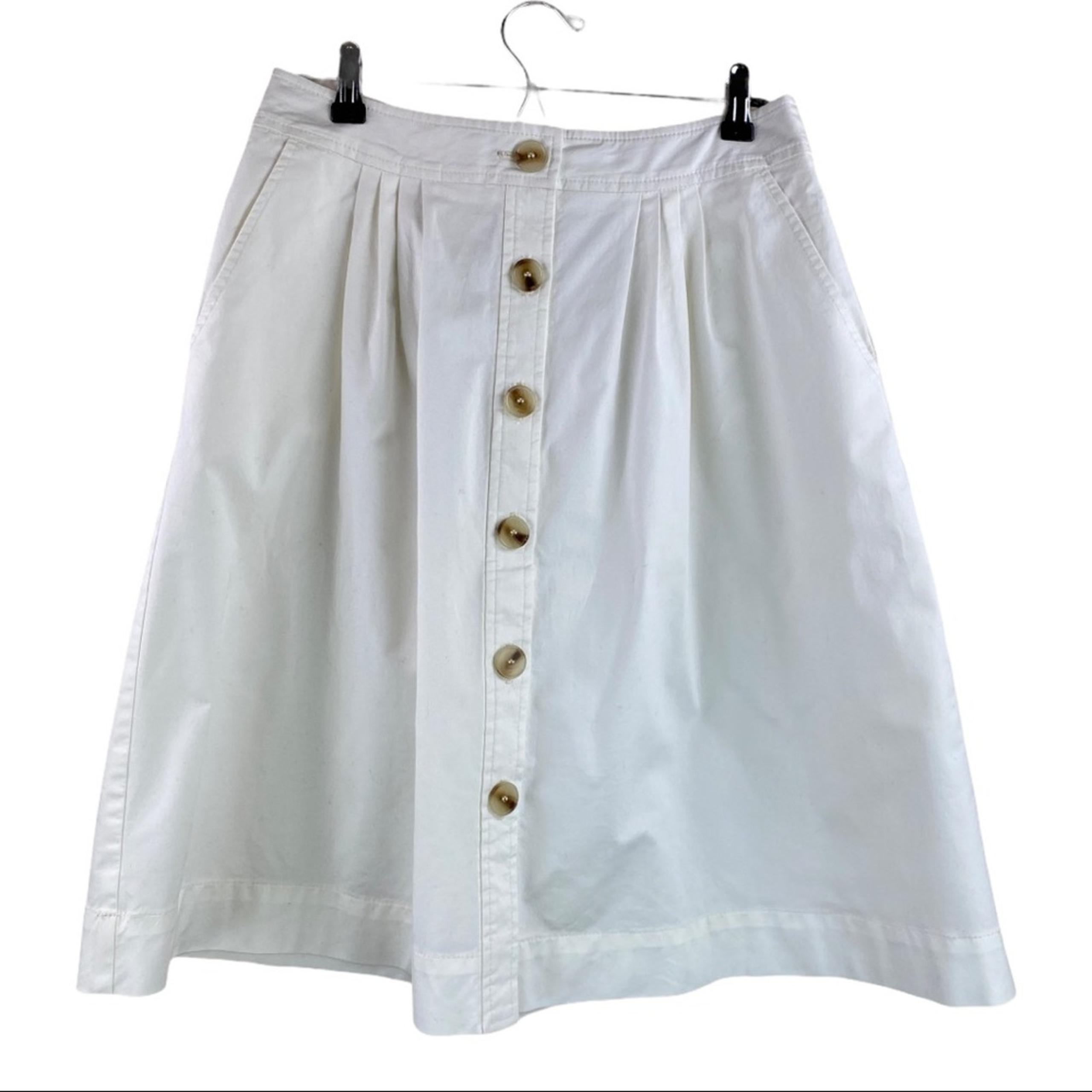 Trina Turk Jengo A-line button front skirt size 8
