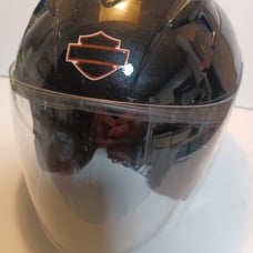 HARLEY DAVIDSON BLACK FULL FACE HELMET..Size S