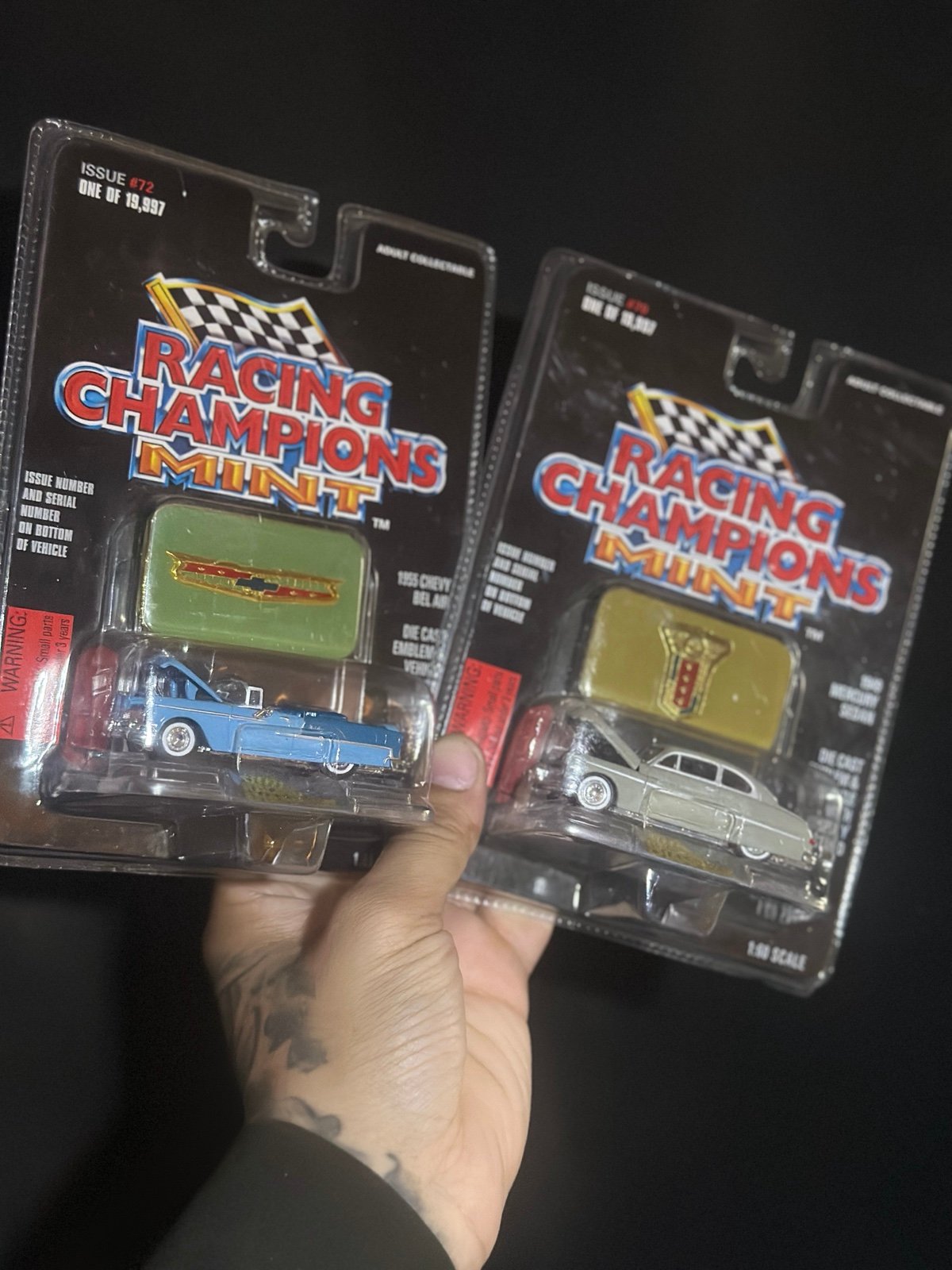 [5] Vintage 1990 Racing Champions Mint ~ (toy cars)*