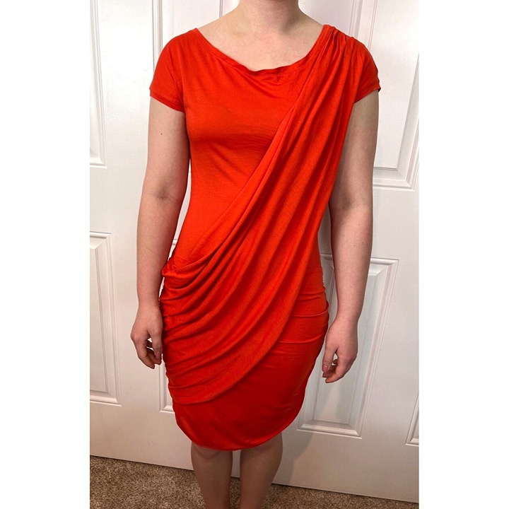 SALE!【BCBG MAXAZRIA】Ruched Midi Cocktail Dress Amazon.com: BCBGMAXAZRIA Women's Short Midi Evening Fit and