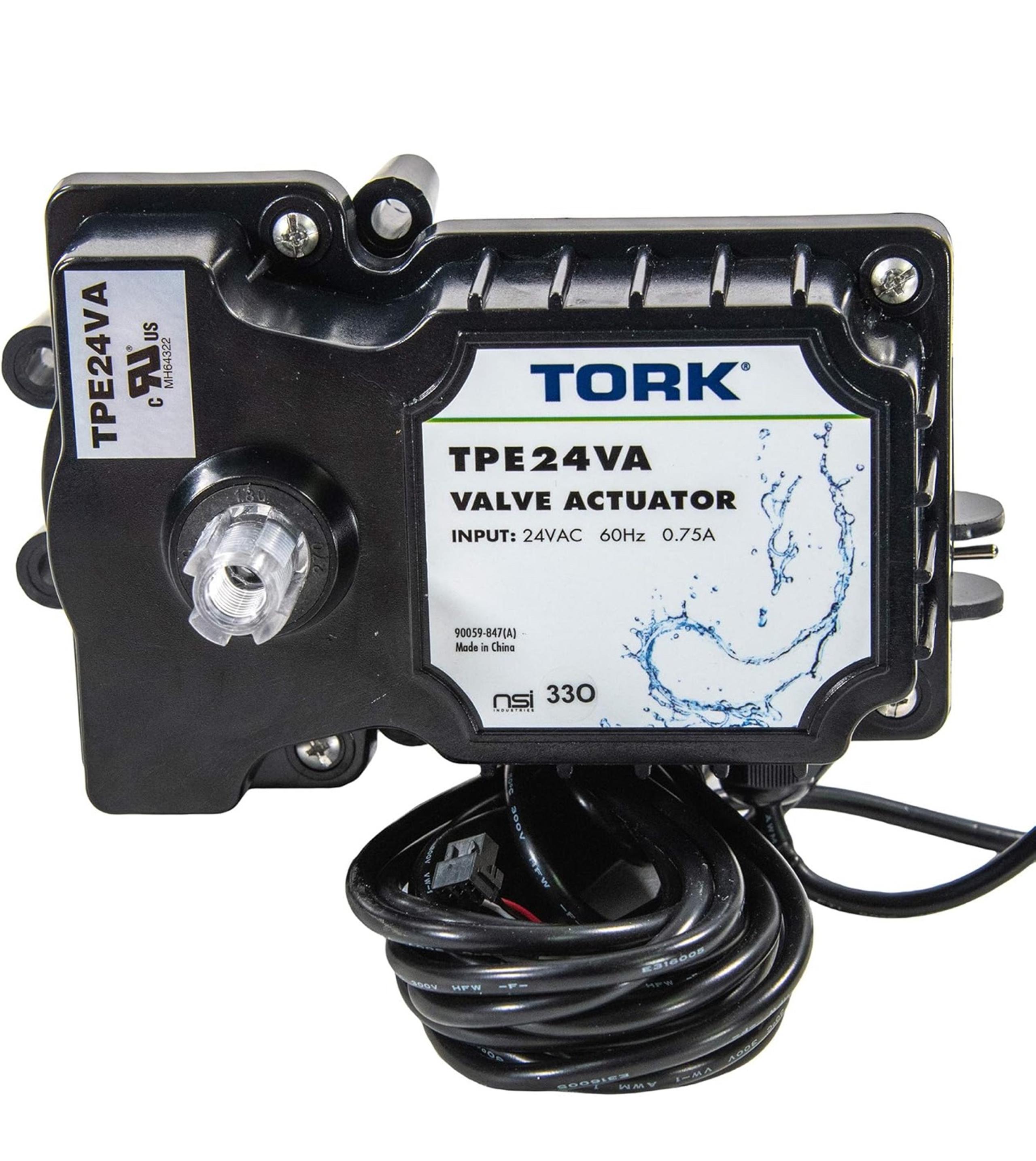 NSI TORK TPE24VA 24-Volt Valve Actuator Control with all 24VAC Control Systems,